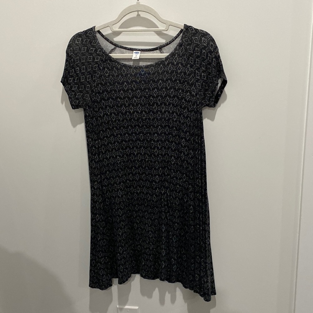 Old Navy Black and white Tshirt Dress
